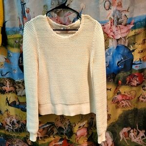 GAP | Crochet Crew Neck Sweater